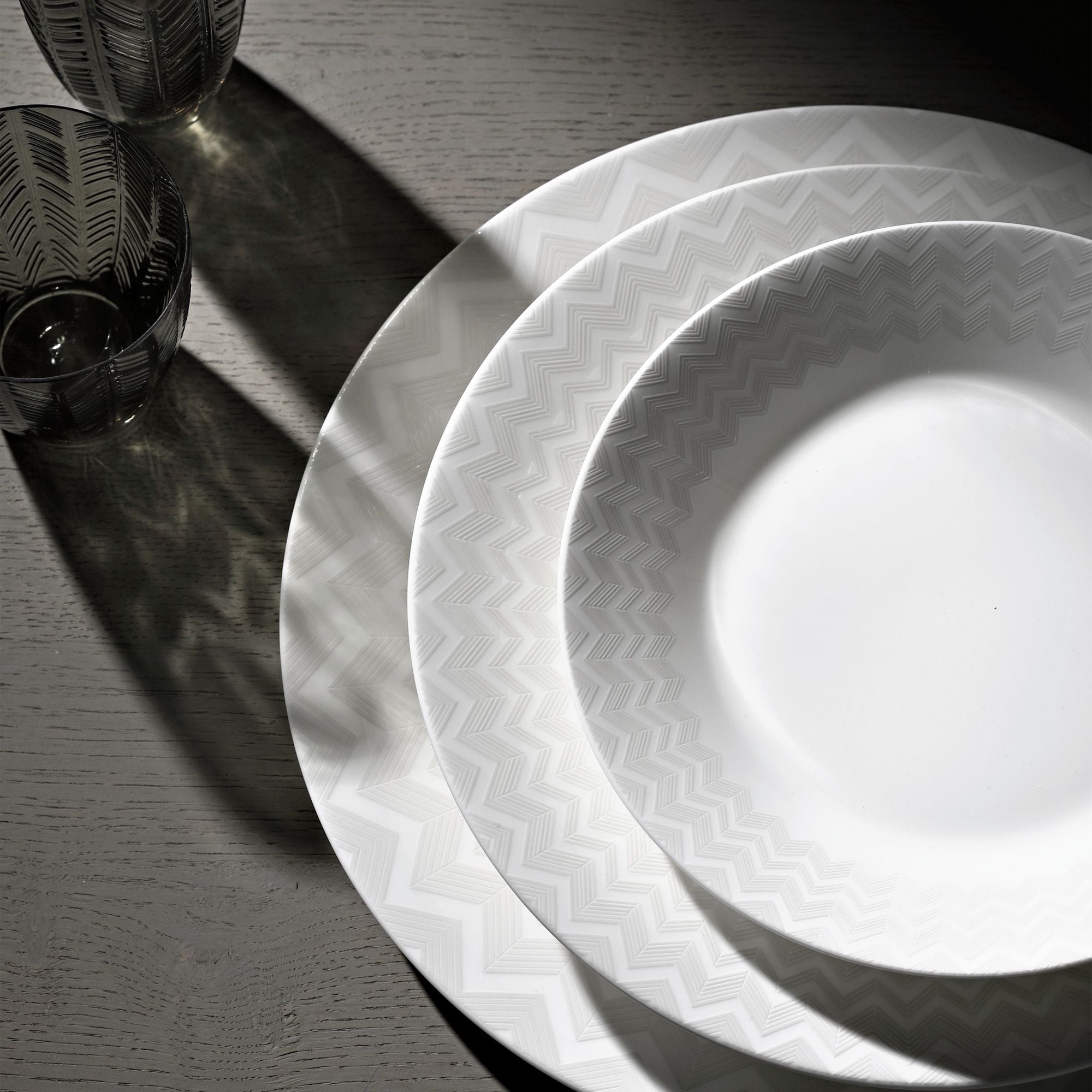 MISSONI - PANE/BREAD or BUTTER PLATES - Ø 15.5 cm - SET 6 PCS